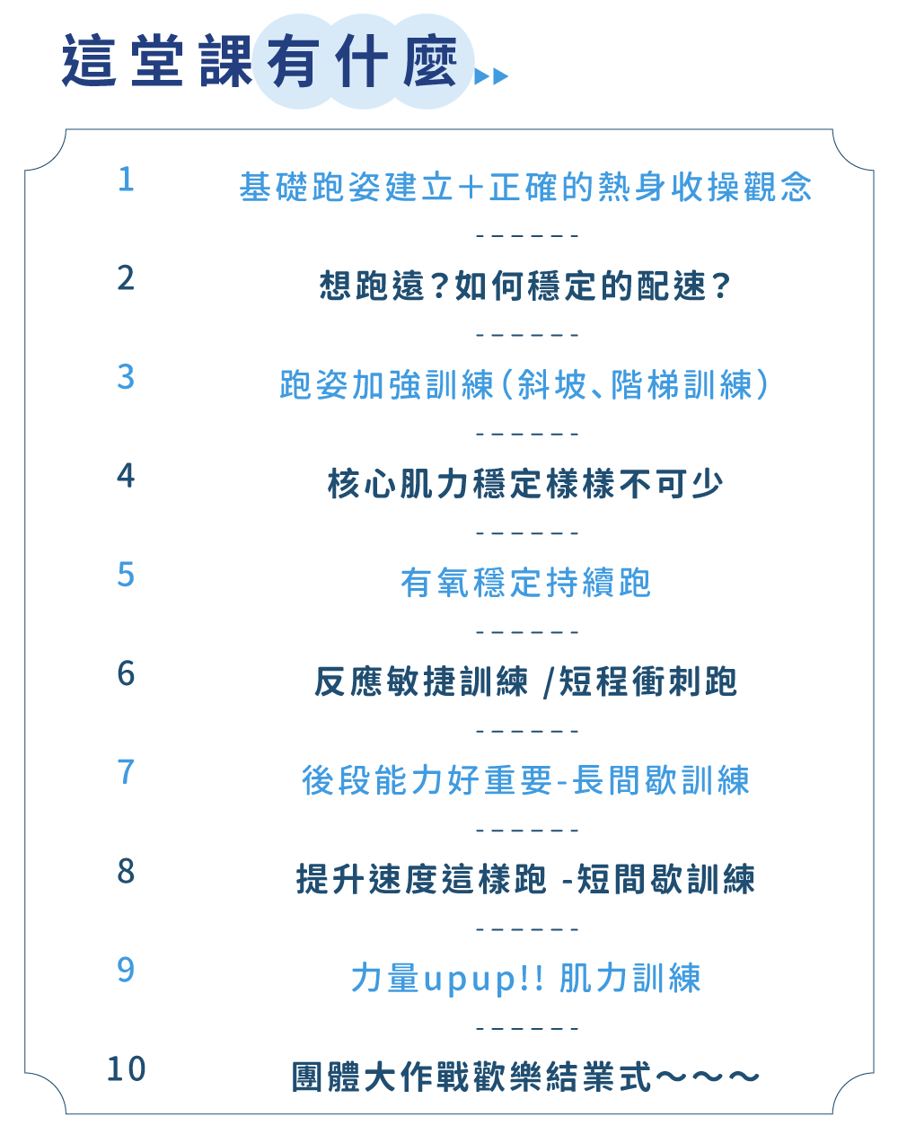 初心-課表